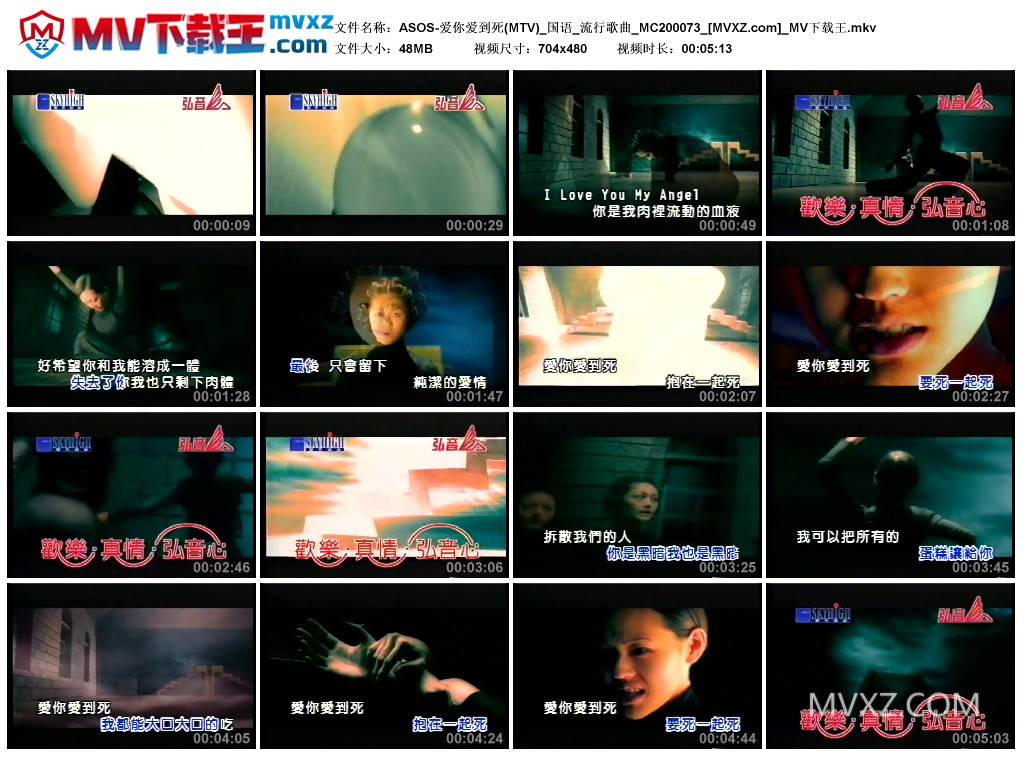 ASOS-爱你爱到死(MTV)_国语_流行歌曲_MC200073